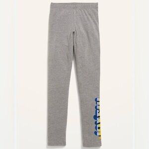 NWOT Old Navy Girls Built Tough Joyful Full Length Leggings